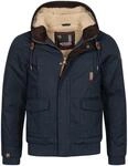 Winterjacke ALESSANDRO SALVARINI "ASRigio", Herren, Gr. M (50), blau (navy),
