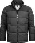 Ragwear Steppjacke "Waldess" ohne Kapuze Gesteppte Herren Outdoorjacke in Woll-Optik