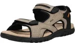 Sandale GEOX "Geox Wanderschuhe Lederimitat", Herren, Gr. 42, sand, Lederimitat,