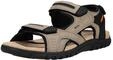 Sandale GEOX "Geox Wanderschuhe Lederimitat", Herren, Gr. 42, sand, Lederimitat,