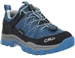 Wanderschuh CMP "KIDS RIGEL LOW WP TREKKING SHOES", Kinder, Gr. 30, blau (ocean),