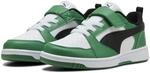 Sneaker PUMA "PUMA Rebound V6 Lo Sneakers Kinder", Kinder, Gr. 32, schwarz-wei&szlig;