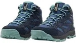 Wanderschuh JACK WOLFSKIN "VOJO TOUR TEXAPORE MID K", Kinder, Gr. 36, blau (night