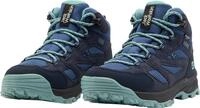 Wanderschuh JACK WOLFSKIN "VOJO TOUR TEXAPORE MID K", Kinder, Gr. 36, blau (night