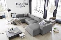 OTTO home Wohnlandschaft "Bulky U-Form" in U-Form und XXL Sitzfl&auml;che, modular