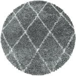 Ayyildiz Teppiche Hochflor-Teppich "ALVOR 3401" rund 50 mm H&ouml;he Shaggy, Langflor,