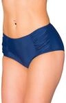 AQUARTI Bikini-Hose "Bikinihose Aquarti Damen Bikinihose mit seitlichen Raffungen"