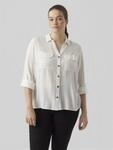 Vero Moda Curve Hemdbluse "VMBUMPY L/S SHIRT NEW CURVE GA NOOS"