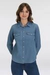 Levis Jeansbluse "ESSENTIAL WESTERN" mit Brusttaschen mit Druckkn&ouml;pfen
