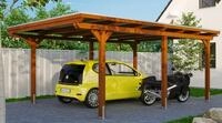 Skanholz Einzelcarport "Emsland" Leimholz 341 cm braun