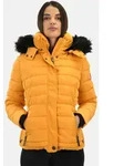 Steppjacke NAVAHOO "Chloe", Damen, Gr. S (36), gelb, Obermaterial: 100% Polyester.