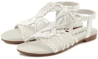 LASCANA Sandale "Sommerschuh" Sandalette, Sommerschuh mit elastischem Riemchen VEGAN