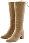 Schlupfstiefel LASCANA "Schlupfboots, Slouchy Boots, Slip-On", Damen, Gr. 36, braun