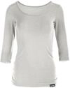 3/4-Arm-Shirt WINSHAPE "WS4", Damen, Gr. XS, grau (grau melange), 48% Baumwolle, 48%