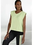 2-in-1-Shirt LASCANA ACTIVE, Damen, Gr. S (36/38), gr&uuml;n (matcha), Trikot,