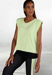 2-in-1-Shirt LASCANA ACTIVE, Damen, Gr. S (36/38), gr&uuml;n (matcha), Trikot,