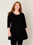 Base Level Curvy Tunikashirt "Aria" mit Rundhalsausschnitt