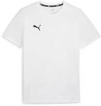 PUMA Trainingsshirt "TEAMGOAL CASUALS TEE" gerader Abschluss, Kurzarm, f&uuml;r
