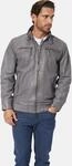Lederjacke BABISTA "Lederjacke CORIETTA", Herren, Gr. 48, grau, Obermaterial: 100%