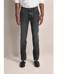 5-Pocket-Jeans BUGATTI "Basic Essentials", Herren, Gr. 33, L&auml;nge 30, grau, 92%