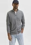 SELECTED Strickjacke "SLHBERG FULL ZIP CARDIGAN NOOS"