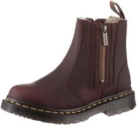Chelseaboots DR. MARTENS "2976 Alyson", Damen, Gr. 39, rot (rotbraun), Leder,