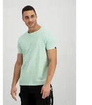 T-Shirt ALPHA INDUSTRIES "Basic T-Shirt SL", Herren, Gr. XS, gr&uuml;n (mint),