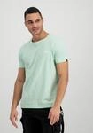 T-Shirt ALPHA INDUSTRIES "Basic T-Shirt SL", Herren, Gr. XS, gr&uuml;n (mint),