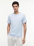 Tommy Hilfiger T-Shirt "ESSENTIAL REGULAR FIT SOLID mit Stickerei" unifarben, casual,