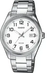 Quarzuhr, silber (silberfarben, schwarz), CASIO TIMELESS COLLECTION, Armbanduhren,