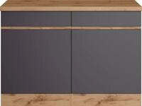 KOCHSTATION Unterschrank "KS-Riesa" Breite 120 cm, MDF-Fronten