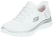 Sneaker SKECHERS "Skechers Sneaker Textil", Damen, Gr. 43, wei&szlig;, Textil, Schuhe