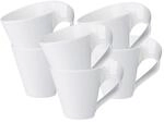 Villeroy & Boch Becher "Caff&egrave; Becher mit Henkel NewWave 250 ml 6er Set wei&szlig;"