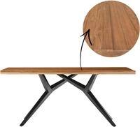 SIT Esstisch mit rustikaler Oberfl&auml;che