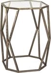 HAKU Beistelltisch "Sofatisch, Wohnzimmertisch" 1 Stk. tlg. achteckig - aus Metall