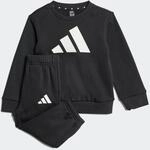 Trainingsanzug ADIDAS SPORTSWEAR "ESSENTIALS KIDS", M&auml;dchen, Gr. 80, schwarz-wei&szlig;