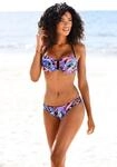 Bench. Bandeau-Bikini-Top "Pitch" mit farbenfrohem Druck