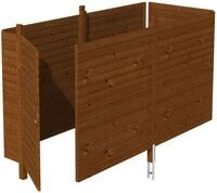 Skanholz Carport-Ger&auml;teraum "Abstellraum C3" aus Profilschalung