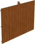 Skanholz Carport-R&uuml;ckwand aus Deckeschalung 20x120mm