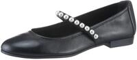 Tamaris Ballerina, Blockabsatz, Businesschuh, Abendschuh mit eleganten Zierperlen