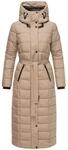 Steppmantel NAVAHOO "Das Teil XIV", Damen, Gr. XS (34), grau (taupe), Oberstoff: 100%