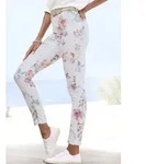 7/8-Jeggings LASCANA "aus bequemer Baumwollmischung", Damen, Gr. 36, N-Gr, bunt...