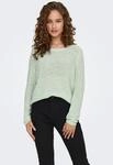 ONLY Strickpullover "ONLGEENA XO L/S PULLOVER KNT NOOS" Materialmix, regular fit