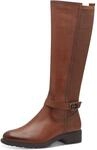 Tamaris Stiefel, Blockabsatz, Langschaftstiefel mit XS-Schaft und Stretchfunktion