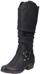 Rieker Westernstiefel, Blockabsatz, Cowboystiefel mit wasserabweisender