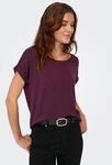 T-Shirt ONLY "ONLMOSTER &ndash; Kurzarmshirt mit Aufschlag und klassischem Look", Damen,