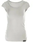 T-Shirt WINSHAPE "WTR4", Damen, Gr. XS, grau (grau melange), 48% Baumwolle, 48%