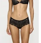 Hipster TRIUMPH "Crazy Stupid Love", Damen, Gr. 42, schwarz, Mesh, Spitze,