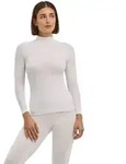 Langarmshirt FALKE "FALKE Langarmshirt", Damen, Gr. XS, wei&szlig; (wei&szlig; (2860)),...