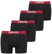 Levis Boxershorts "Boxershort SOLID BASIC BOXER BRIEF ORG CO 4P ECOM 4er Pack"